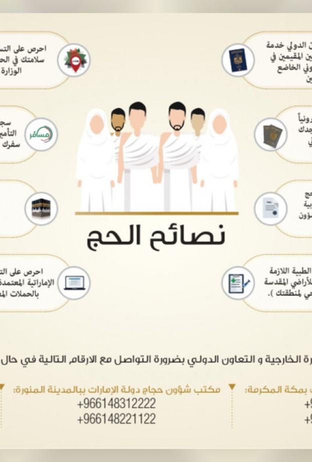 حملة توعية لحجاج الإمارات مع اقتراب موسم الحج