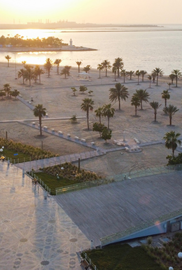 تطوير شاطئ مدينة المرفأ في أبوظبي