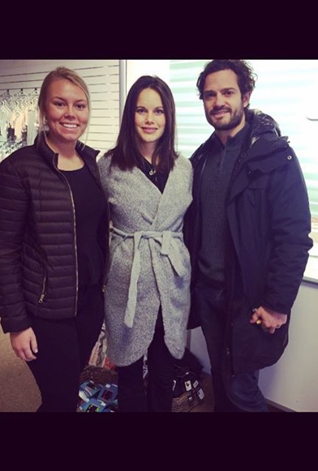 أميرا السويد يتسوقان من أجل مولودهما القادم