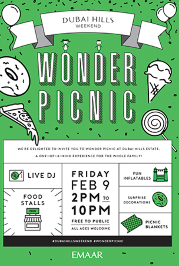 Wonder Picnic .. فعالية عطلة نهاية الأسبوع في دبي هيلز استيت