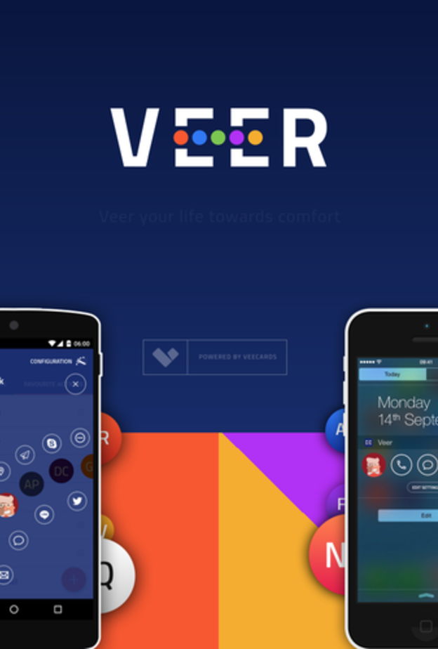 Veer launcher وصول سريع لجهات اتصالك في الهاتف