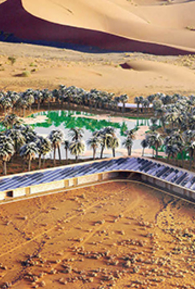 "منتجع واحة ايكو" المستدام في صحراء ابوظبي