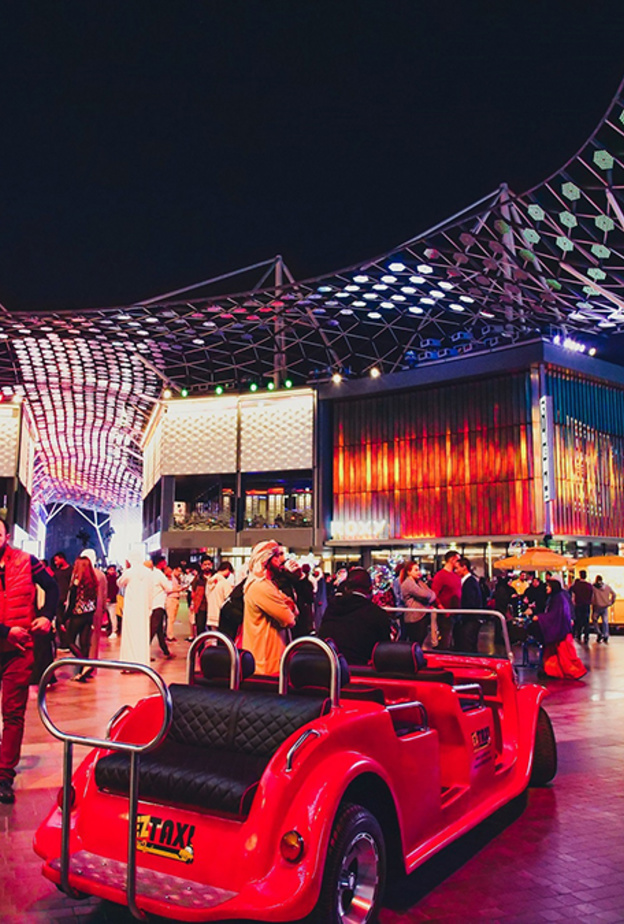 "نكهات عالمية" احتفالية سيتي ووك بمهرجان دبي للمأكولات