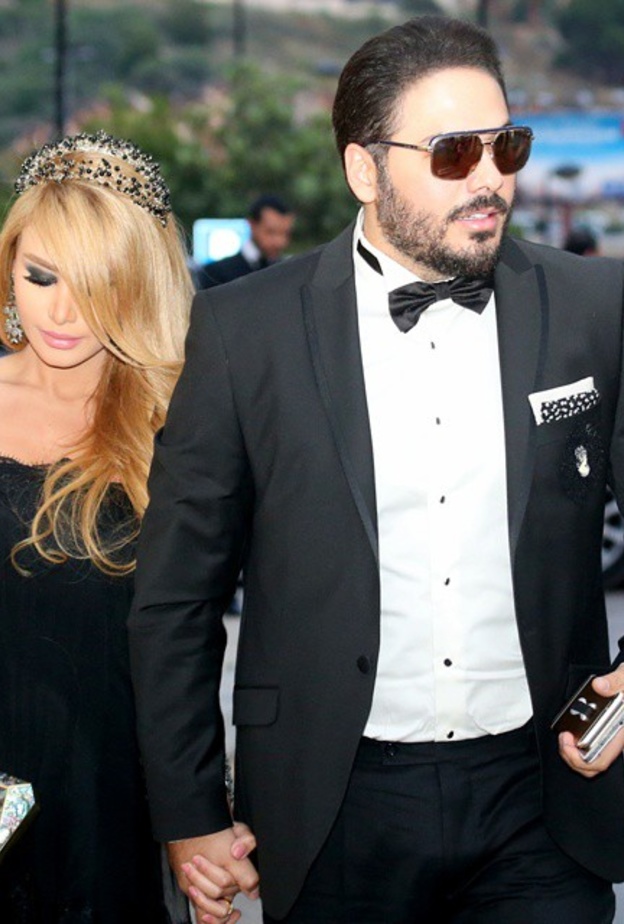 أناقة ملفتة لرامي وداليدا عياش