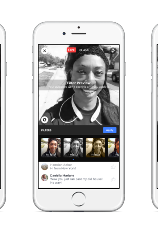 البث المباشر من فيسبوك لمنافسة بيرسكوب وسناب شات !