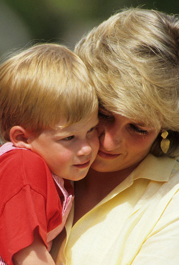 ديانا تحمل هاري