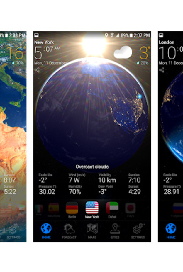 تطبيق Weather Now لعرض توقعات حالة الطقس بشكل مفصل