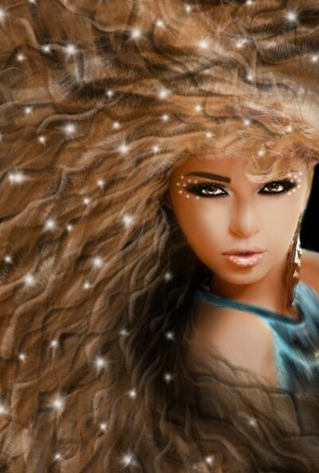 شعر ميريام فارس المجعد