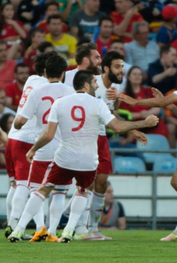 جورجيا تفاجئ منتخب اسبانيا بهدف ودي