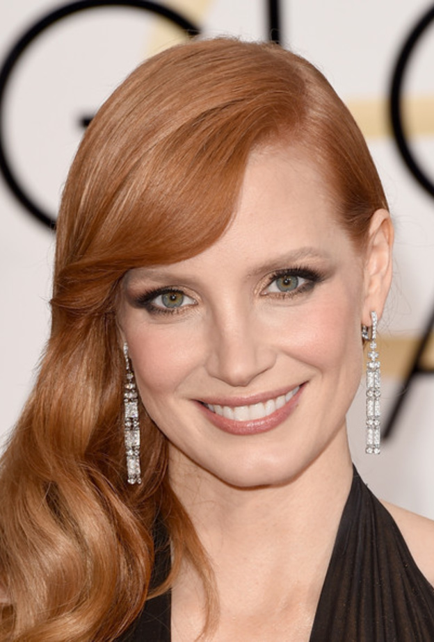 جيسيكا تشاستين في حفل Golden Globe Awards لعام 2015
