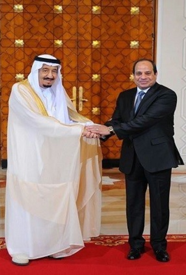الزيارة التاريخية للملك سلمان مع الرئيس المصري