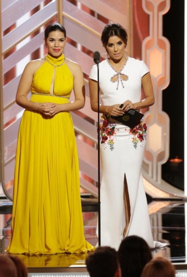 أمريكا فيريرا وإيفا لانجوريا يطلقان دعابة على العنصرية في هوليود