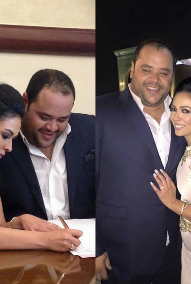 محمد ممدوح مع عروسه ميرفت