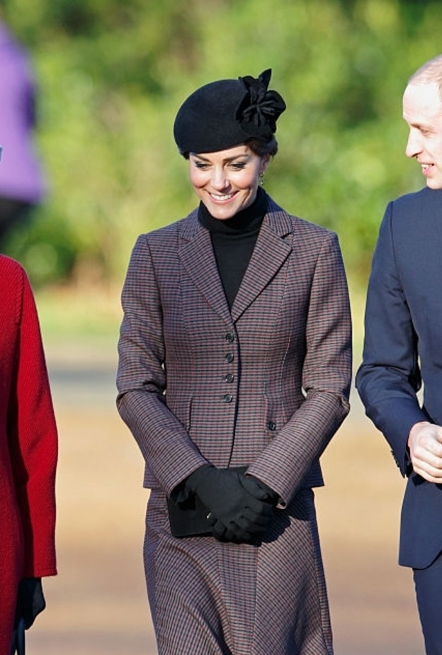 دوقة كمبريدج تقوم بحضور قداس بصحبة الملكة