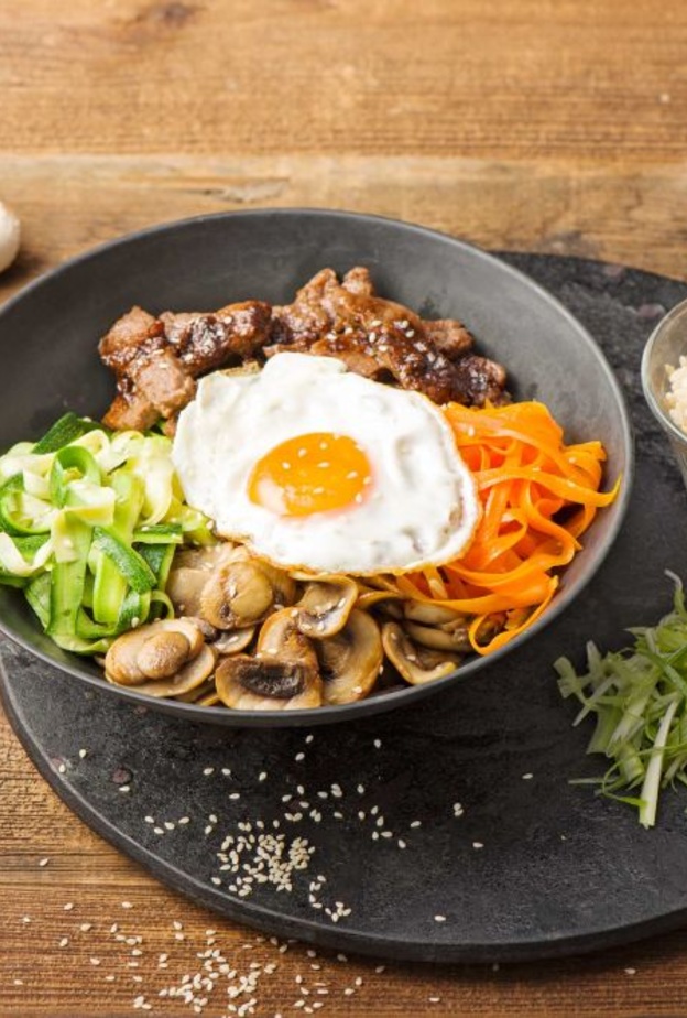 بيبيمباب الأرز المخلوط