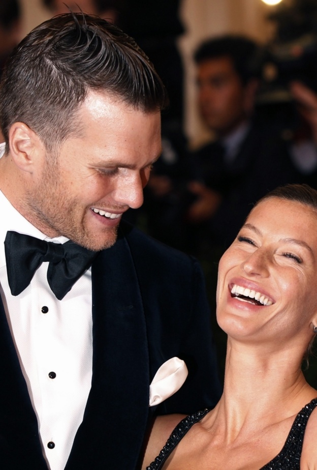 جيزيل بوندشين مع زوجها