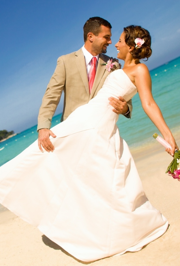 Beach Wedding at Breezes