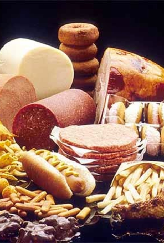 اطعمه تحوي دهون مشبعة