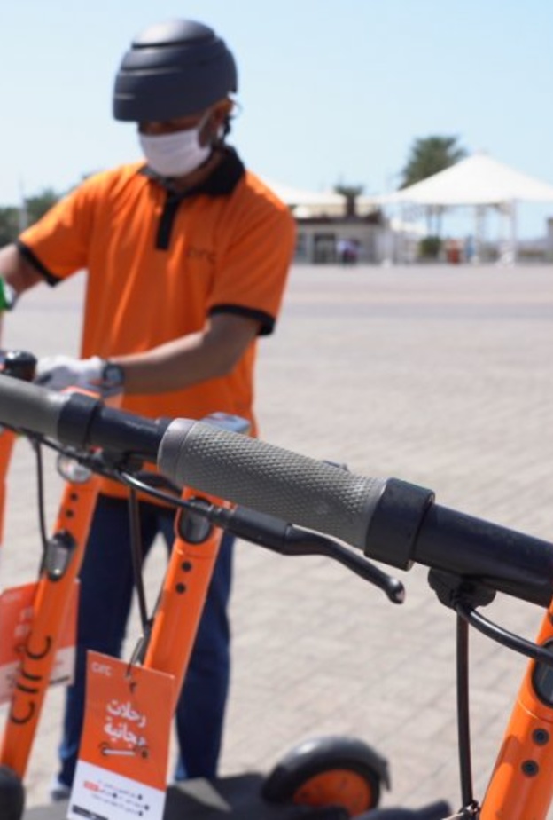 استئناف خدمة تأجير الدراجات الكهربائية في أبوظبي
