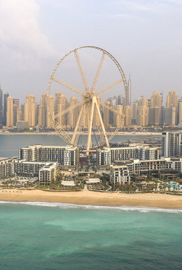 جزيرة "بلوواترز"، مقرّ "عين دبي"