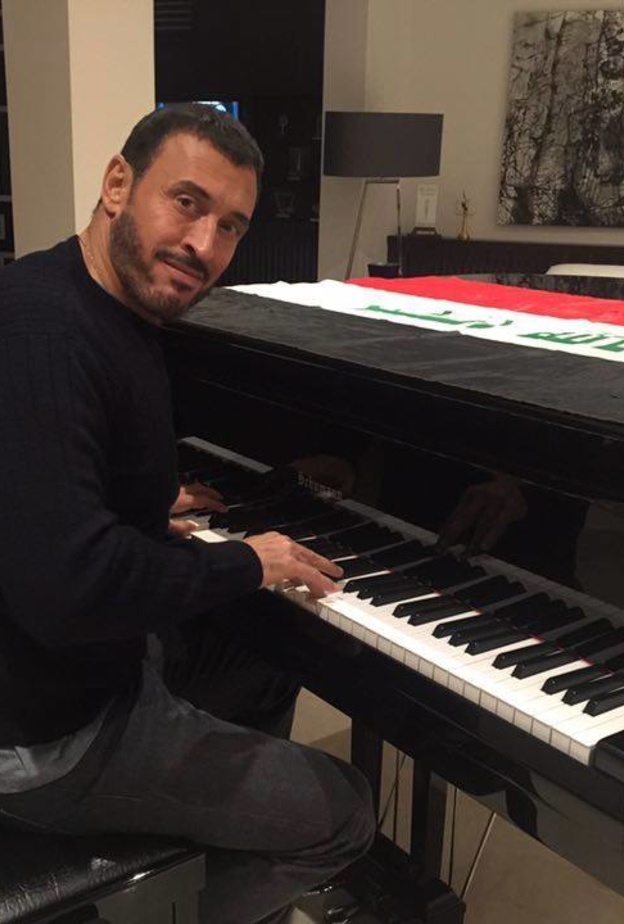 كاظم يستلهم أنغامه من حبه للوطن