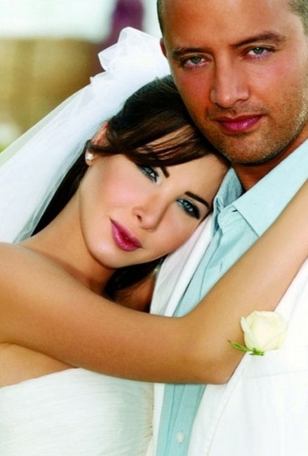 نانسي عجرم وزوجها فادي 