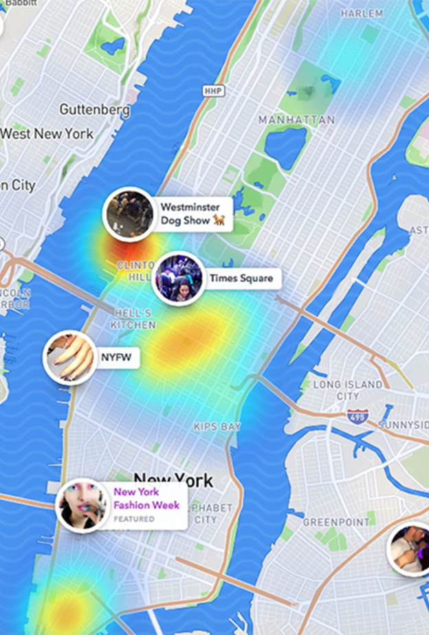 مشاهدة قصص على خرائط سناب شات على الويب