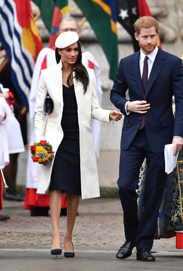 ميغان ماركل تنضم إلى العائلة المالكة البريطانية في احتفالات الكومنولث