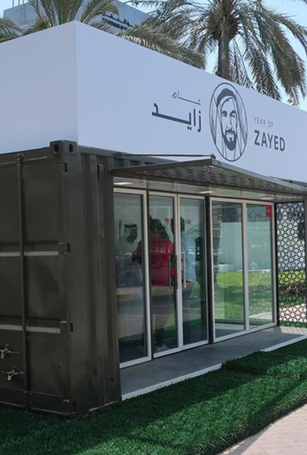 مظلات انتظار الحافلات مكيفة ومستدامة في أبوظبي