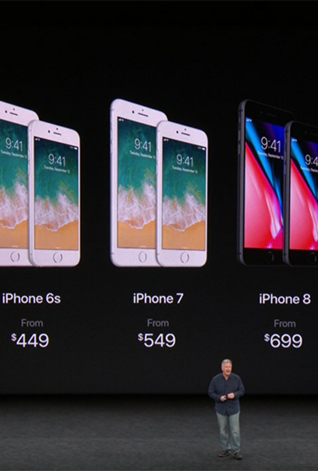 أبل تكشف في مؤتمرها عن الهواتف الجديدة آيفون 8 وآيفون 8 بلس والجديد كلياً آيفون X  