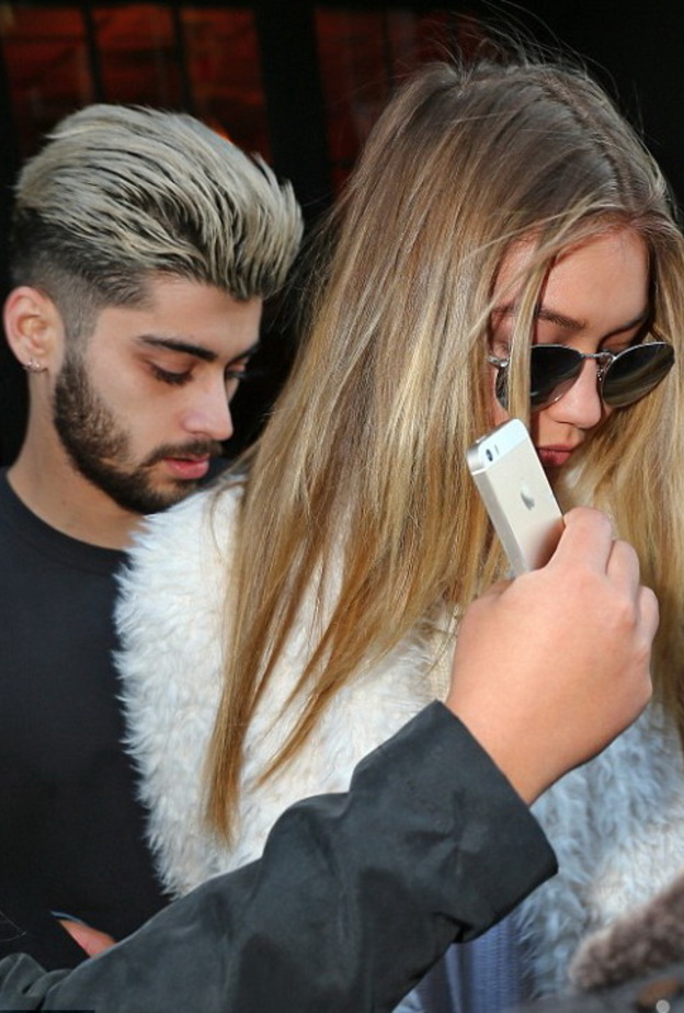 جيجي وزين مالك فى اخر ظهور لهم