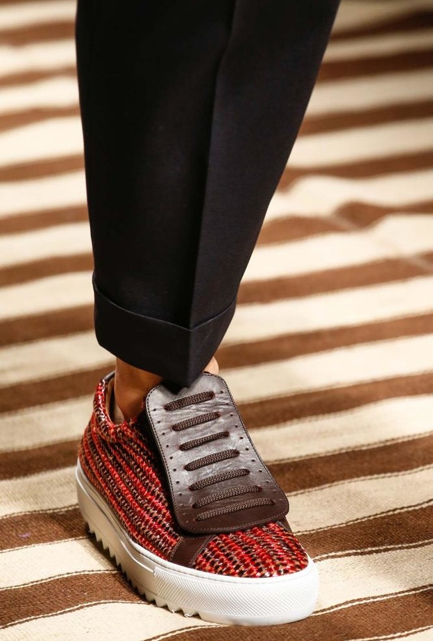 Slip on جلد مجدول من Salvatore Ferragamo