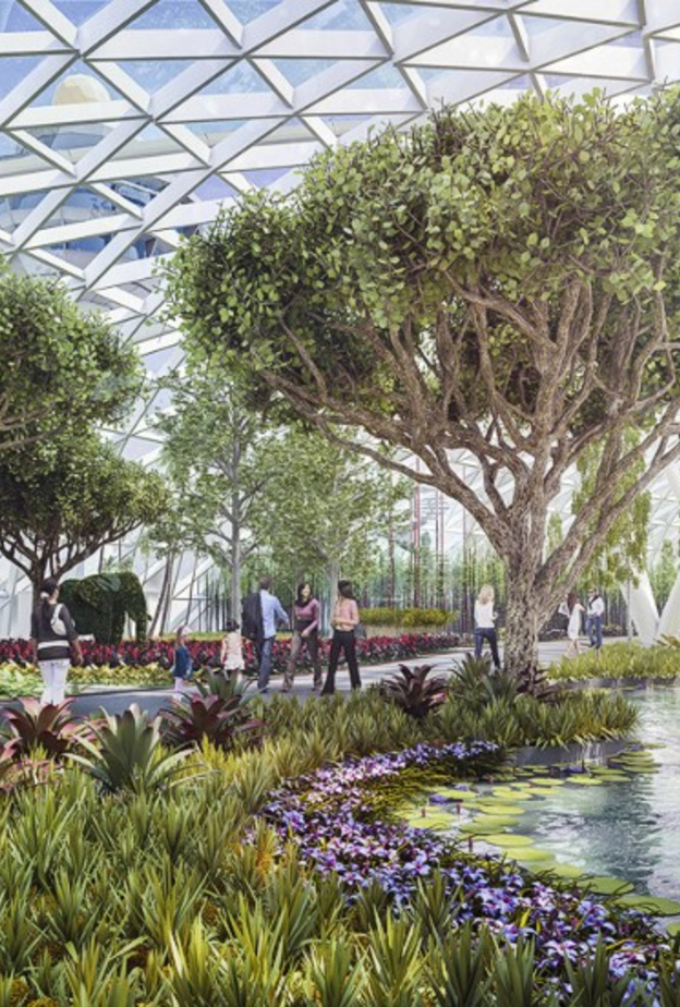 مجمع كانوبي بارك الترفيهي .. في مطار شانغي في سنغافورة