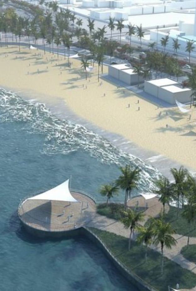 انشاء اطول جسر مشاة في السعودية