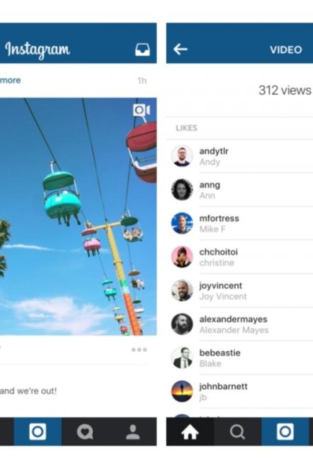 عدد مشاهدات مقاطع الفيديو قريباً على "إنستقرام"