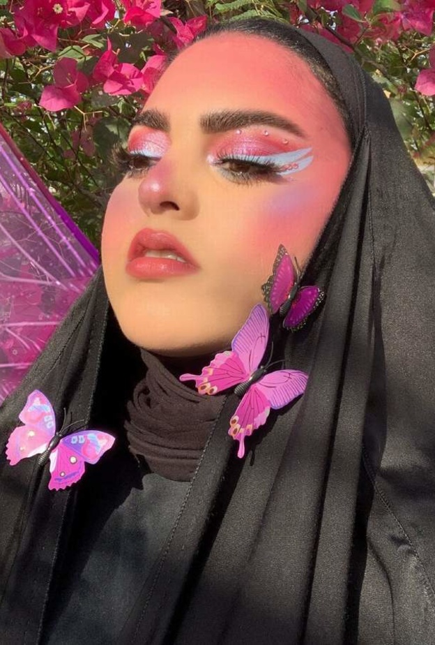  إطلالة فراشة الخيال العربية بمناسبة هالوين مع بنفت كوزمتكس