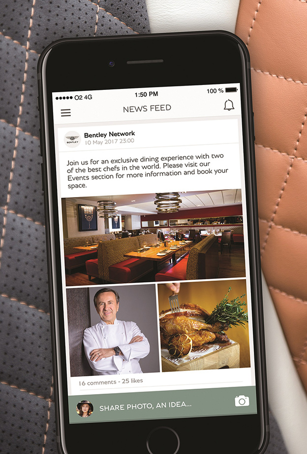 تطبيق Bentley Network .. شبكة رقمية حصرية للتواصل الاجتماعي الفاخرة 
