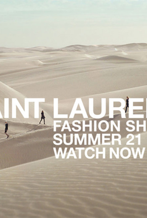 بث مباشر لعرض أزياء SAINT-LAURENT لربيع وصيف 2021