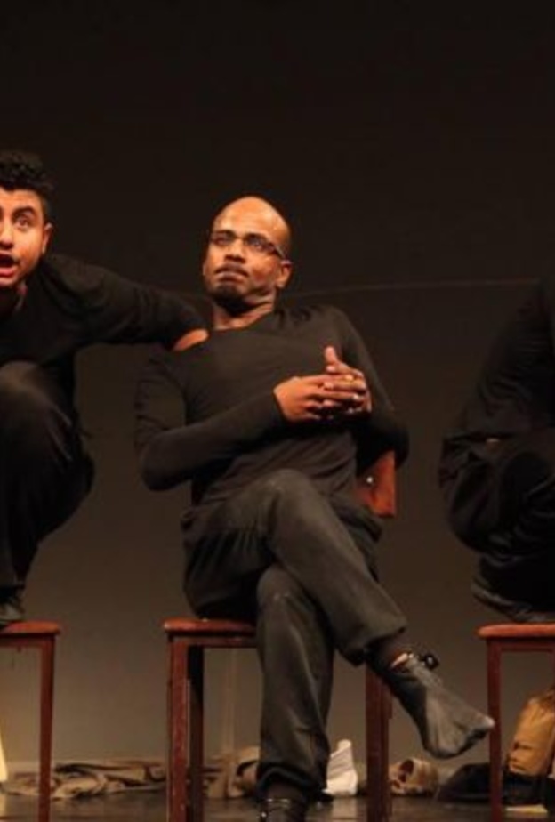 مشهد من المسرحية المشاركة