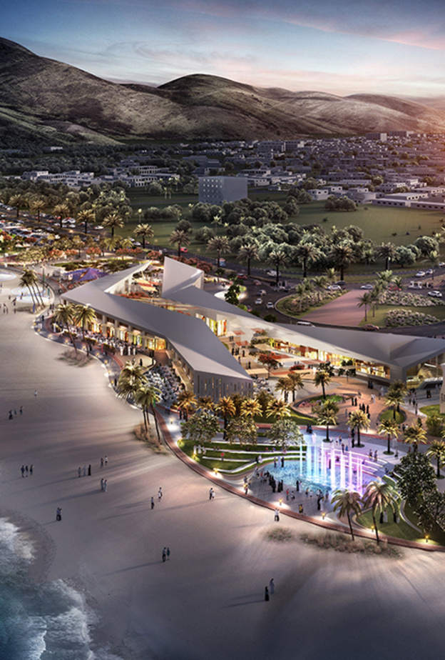 افتتاح شاطئ خورفكان في إمارة الشارقة