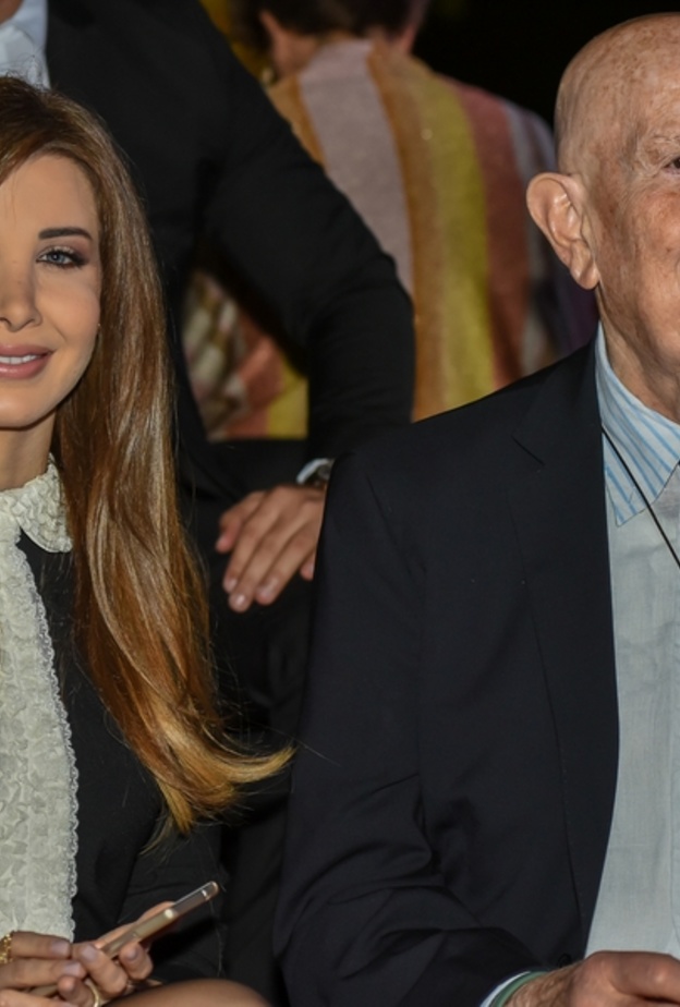 نانسي عجرم خلال اسبوع الموضة العربي