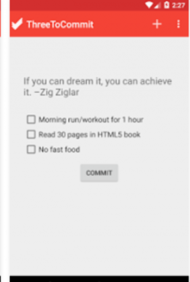 تطبيق لمساعدتك على اتمام اهدافك اليومية