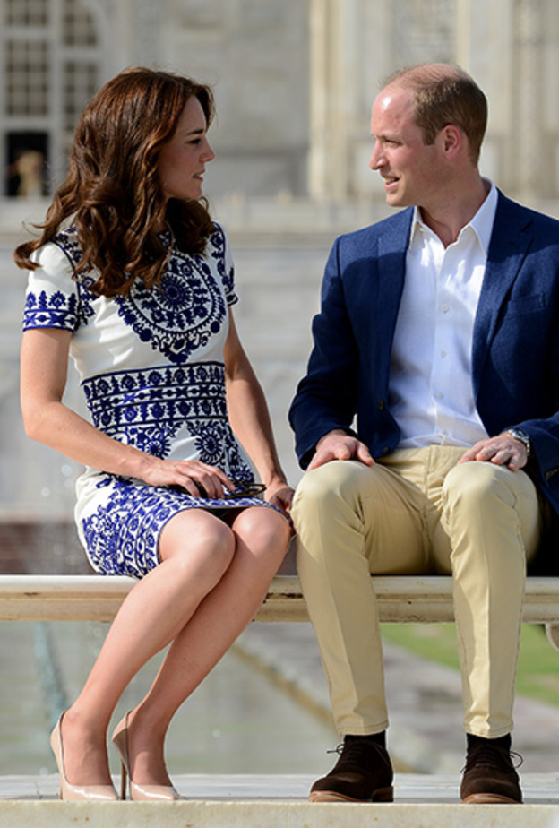 كيت و وليام يحييان ذكرى ديانا امام تاج محل