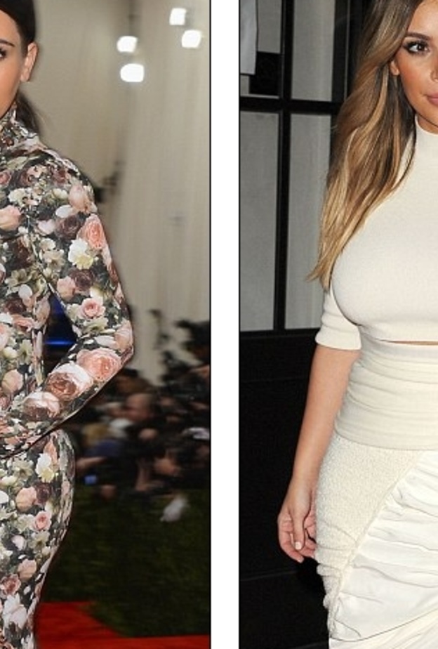 كيم قبل وبعد ولادتها الاولى