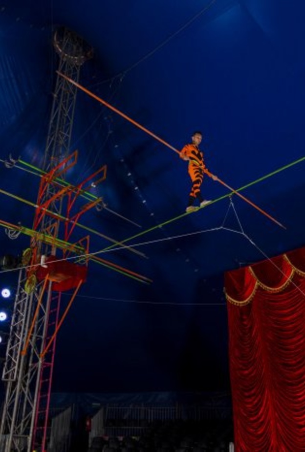 سيرك "فيغاس الشهير" في بوابة الشرق مول بأبوظبي