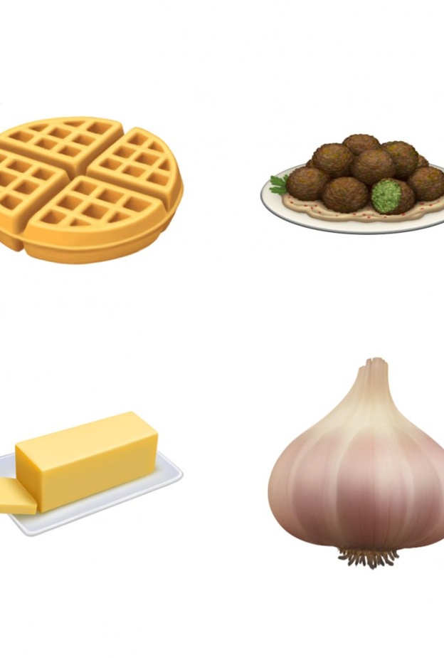 الفلافل والوافل والثوم والزبدة ستتوفر في تعابير الإيموجي