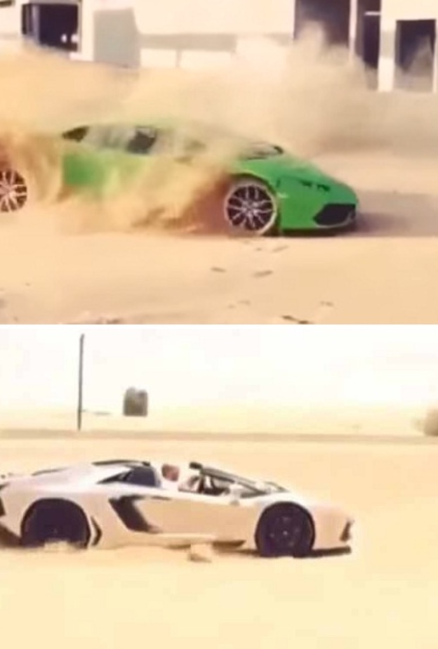 هوراكان وافينتادور تتحديان الرمال العربية