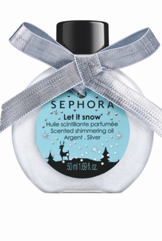 Scented Shimmering Oil - Let It Snow Silverjpg