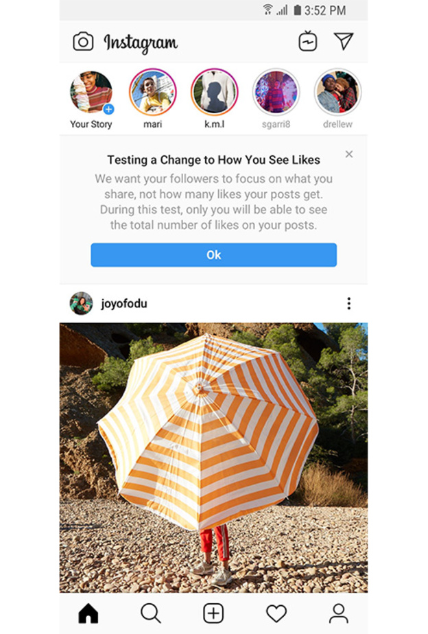 انستقرام تحجب خاصية "الإعجاب" على مستوى العالم