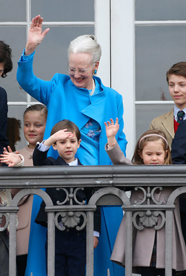 احفاد الملكة يشاركون في الاحتفال